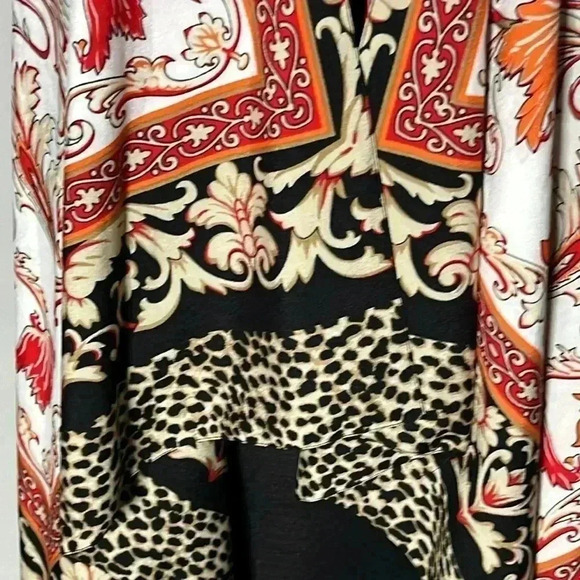 Chico’s Open Front Paisley Print Sleeveless Vest Size 0 - Picture 4 of 5